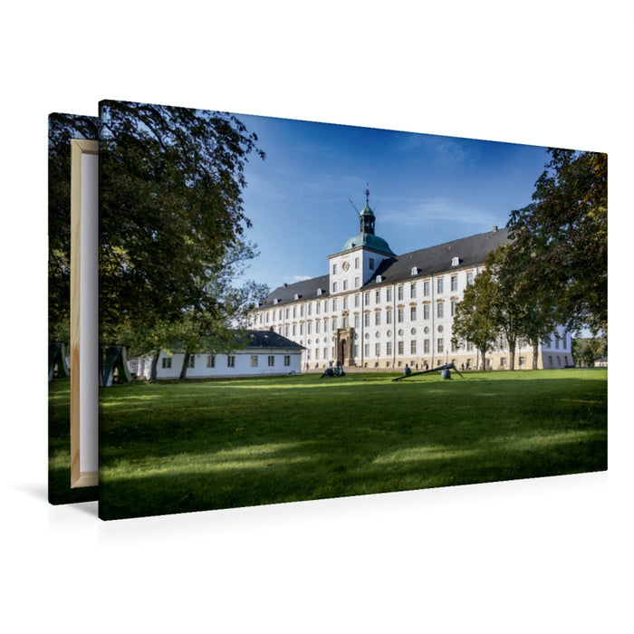 Premium Textil-Leinwand Premium Textil-Leinwand 120 cm x 80 cm quer Schloss Gottorf