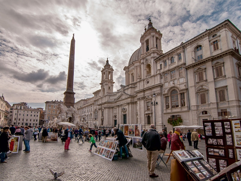 Auf der Piazza Navona - CALVENDO Foto-Puzzle - calvendoverlag 29.99