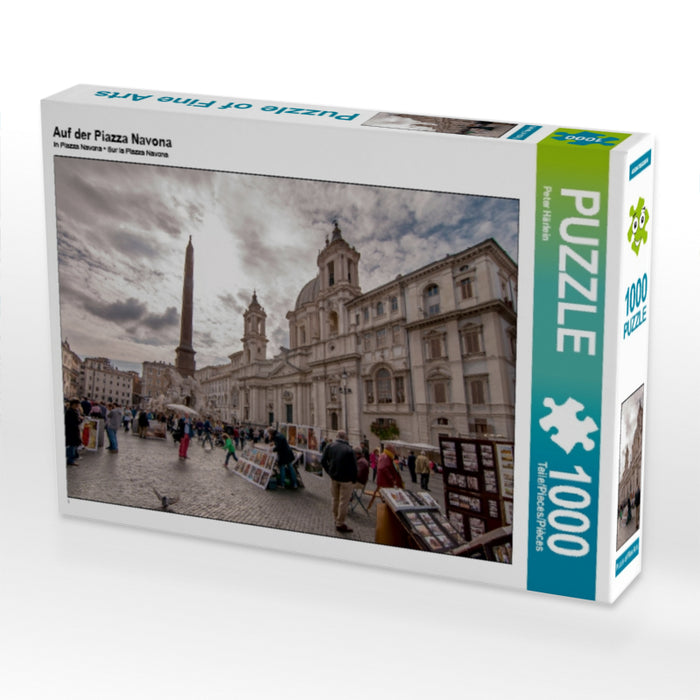 Auf der Piazza Navona - CALVENDO Foto-Puzzle - calvendoverlag 29.99