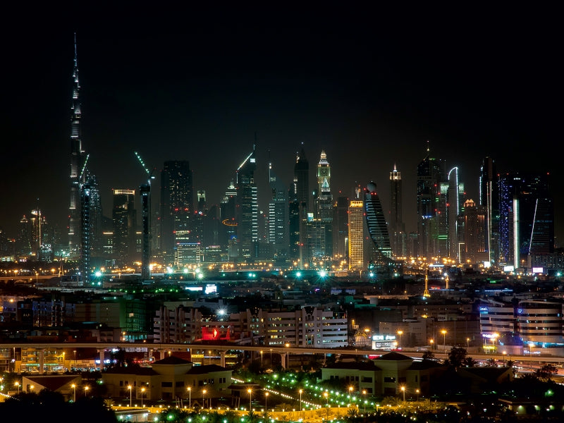 Dubai Skyline @ Night - CALVENDO Foto-Puzzle - calvendoverlag 29.99