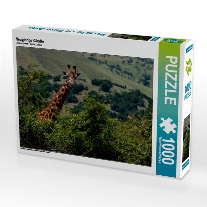 Neugierige Giraffe - CALVENDO Foto-Puzzle - calvendoverlag 29.99