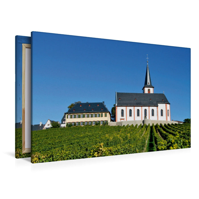 Premium Textil-Leinwand Premium Textil-Leinwand 120 cm x 80 cm quer Ein Motiv aus dem Kalender Hochheim am Main vom Frankfurter Taxifahrer Petrus Bodenstaff