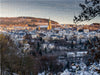 Sonnenuntergang mit Blick auf Annaberg-Buchholz - CALVENDO Foto-Puzzle - calvendoverlag 29.99