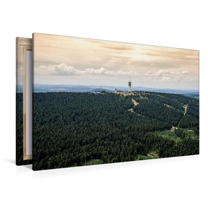 Premium Textil-Leinwand Premium Textil-Leinwand 120 cm x 80 cm quer Blick auf den Keilberg