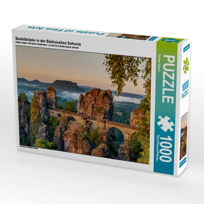 Basteibrücke in der Sächsischen Schweiz - CALVENDO Foto-Puzzle - calvendoverlag 29.99