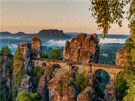 Basteibrücke in der Sächsischen Schweiz - CALVENDO Foto-Puzzle - calvendoverlag 29.99