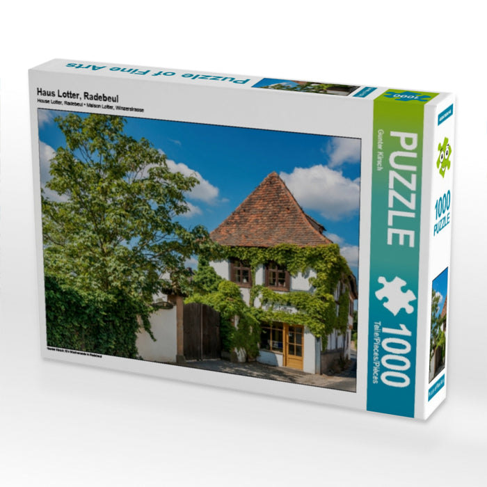 Haus Lotter, Radebeul - CALVENDO Foto-Puzzle - calvendoverlag 29.99