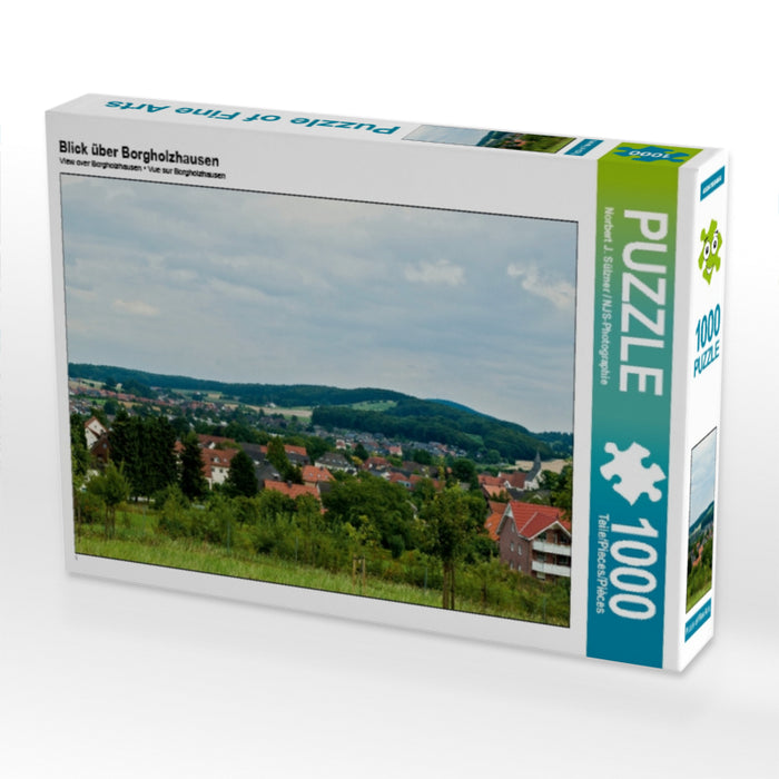 Blick über Borgholzhausen - CALVENDO Foto-Puzzle - calvendoverlag 29.99