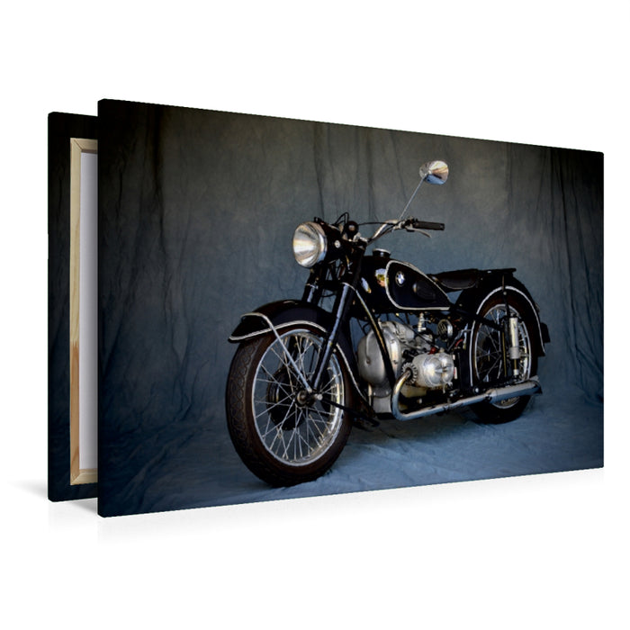 Premium Textil-Leinwand Premium Textil-Leinwand 120 cm x 80 cm quer Ein Motiv aus dem Kalender Deutsche Motorradlegenden - Rollende Kunstwerke aus alten Zeiten
