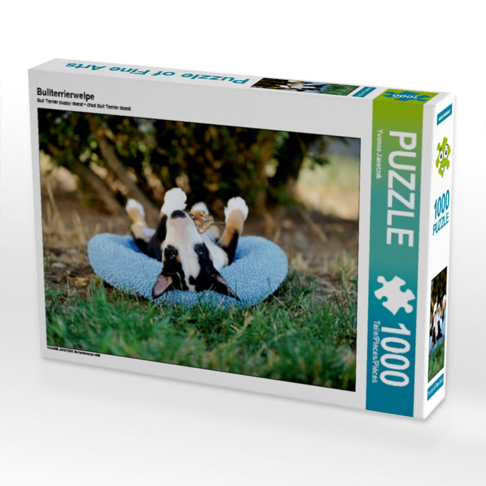 Bullterrierwelpe - CALVENDO Foto-Puzzle - calvendoverlag 29.99