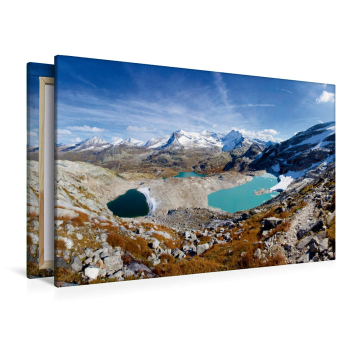 Premium Textil-Leinwand Premium Textil-Leinwand 120 cm x 80 cm quer Ein Motiv aus dem Kalender Der Nationalpark Hohe Tauern