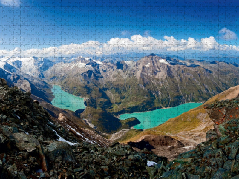 Die Mooserboden Stauseen in Kaprun - CALVENDO Foto-Puzzle - calvendoverlag 29.99