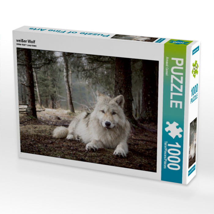 weißer Wolf - CALVENDO Foto-Puzzle - calvendoverlag 29.99