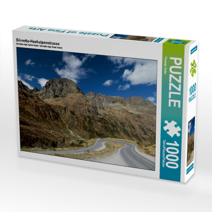 Silvretta-Hochalpenstrasse - CALVENDO Foto-Puzzle - calvendoverlag 29.99