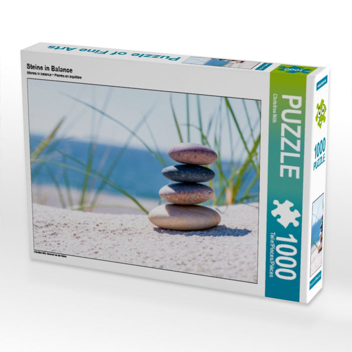 Steine in Balance - CALVENDO Foto-Puzzle - calvendoverlag 29.99