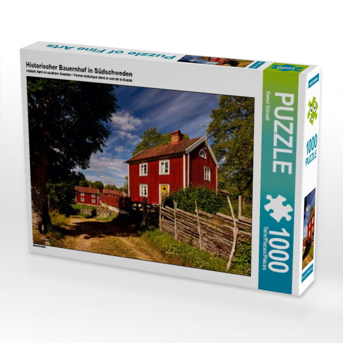 Historischer Bauernhof in Südschweden - CALVENDO Foto-Puzzle - calvendoverlag 29.99