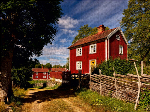 Historischer Bauernhof in Südschweden - CALVENDO Foto-Puzzle - calvendoverlag 29.99