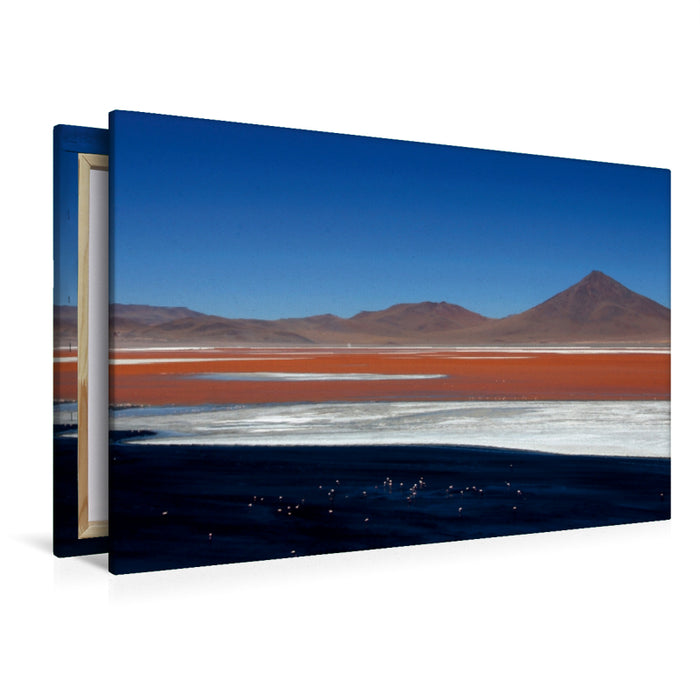 Premium Textil-Leinwand Premium Textil-Leinwand 120 cm x 80 cm quer Laguna Colorado, Sur Lípez, Bolivien