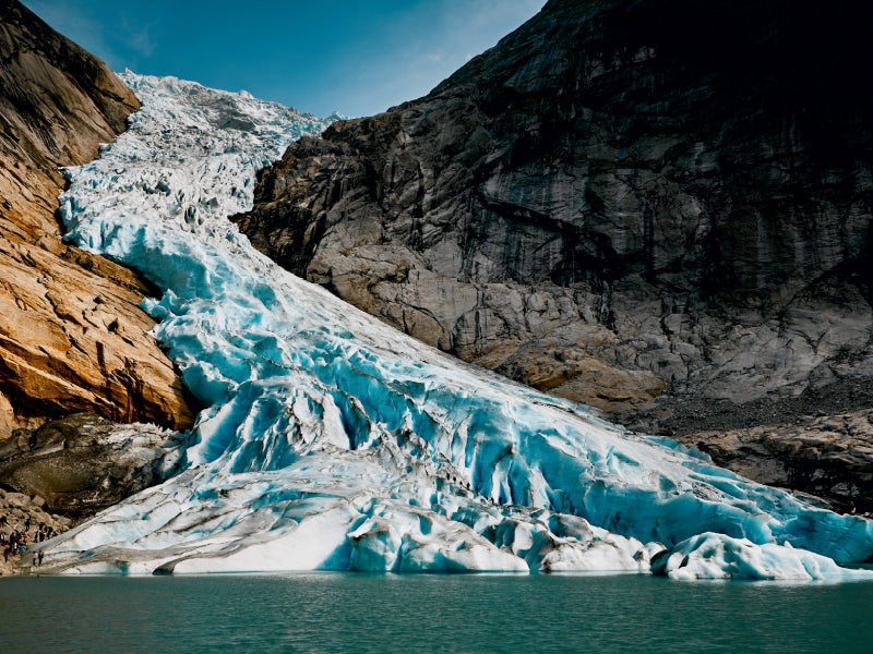 Der Briksdalsbreen - eine der Attraktionen der Region Sogn og Fjordane - CALVENDO Foto-Puzzle - calvendoverlag 34.99