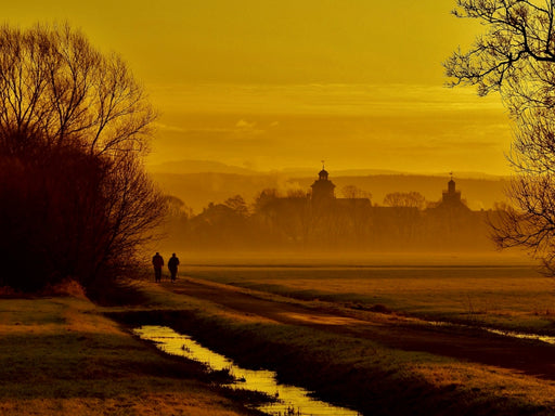 In den Schwalmwiesen mit Blick auf Ziegenhain - CALVENDO Foto-Puzzle - calvendoverlag 29.99