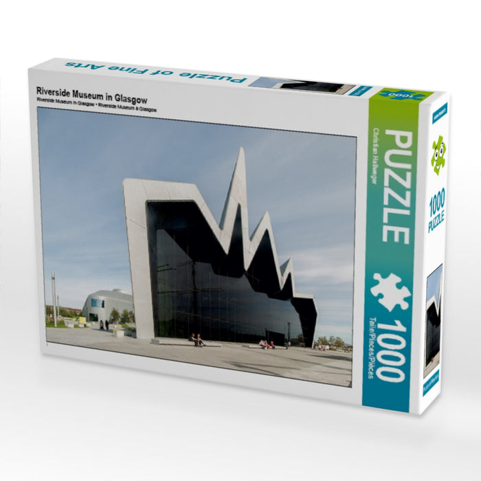 Riverside Museum in Glasgow - CALVENDO Foto-Puzzle - calvendoverlag 29.99