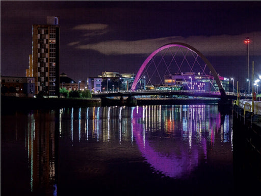 Brücke über den Clyde in Glasgow - CALVENDO Foto-Puzzle - calvendoverlag 29.99