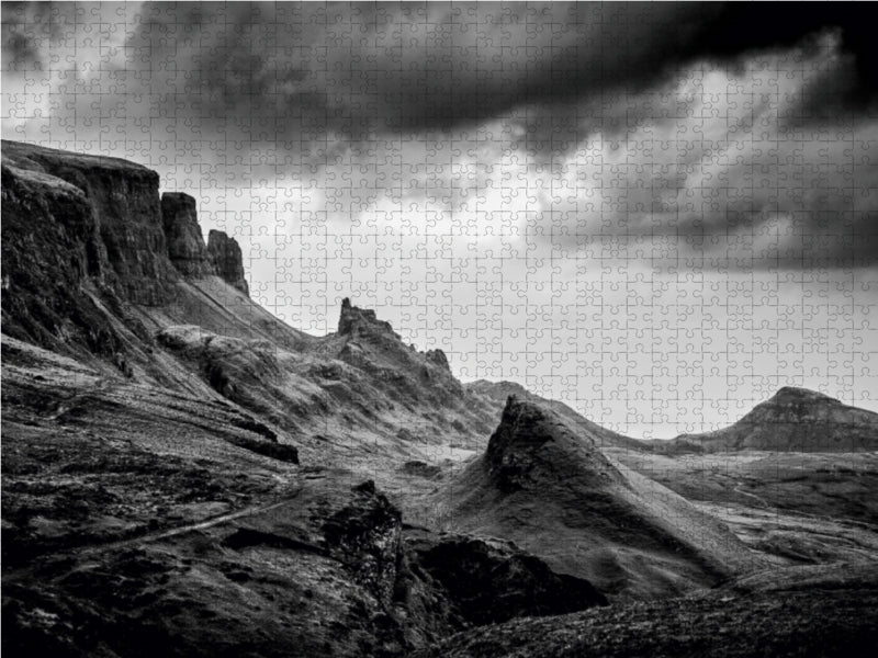 Skye in Monochrom - CALVENDO Foto-Puzzle - calvendoverlag 29.99