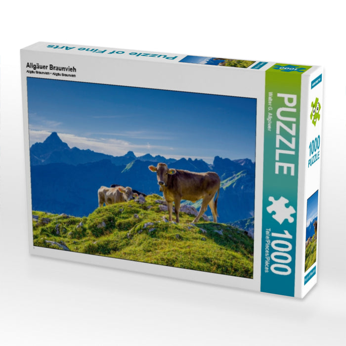 Allgäuer Braunvieh - CALVENDO Foto-Puzzle - calvendoverlag 29.99