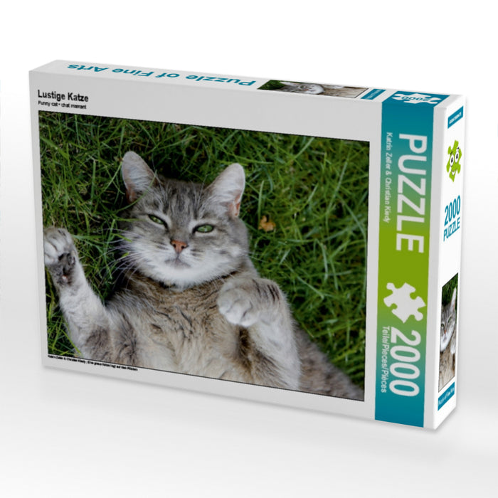 Lustige Katze - CALVENDO Foto-Puzzle - calvendoverlag 29.99