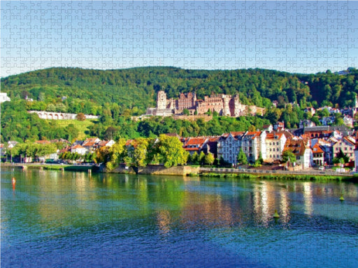 Schloss Heidelberg und Altstadt am Neckar - CALVENDO Foto-Puzzle - calvendoverlag 29.99