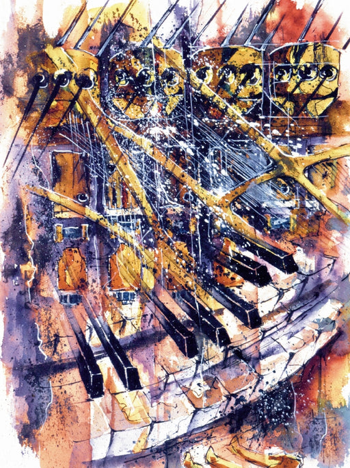 Piano in Jazz - CALVENDO Foto-Puzzle - calvendoverlag 29.99