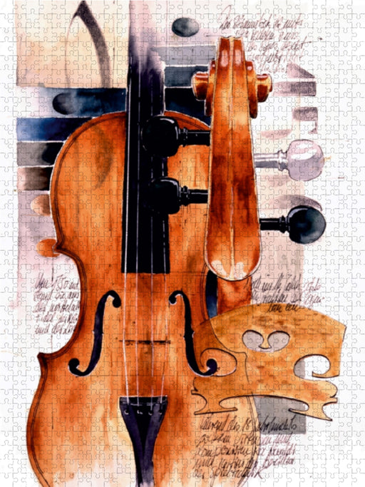 Violin - CALVENDO Foto-Puzzle - calvendoverlag 29.99