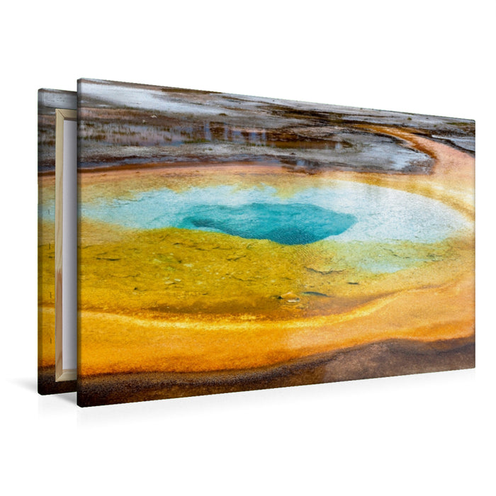 Toile textile haut de gamme Toile textile haut de gamme 120 cm x 80 cm paysage Parc national de Yellowstone 