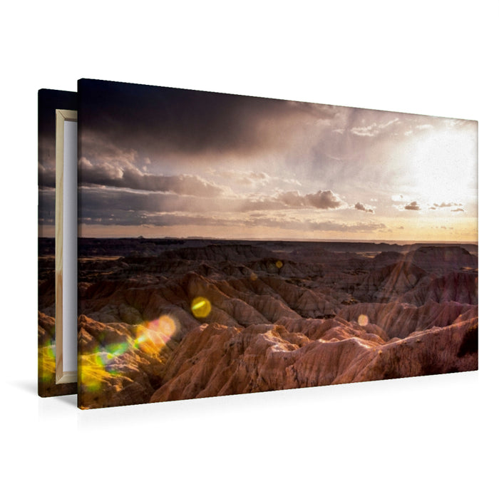 Premium Textil-Leinwand Premium Textil-Leinwand 120 cm x 80 cm quer Badlands National Park