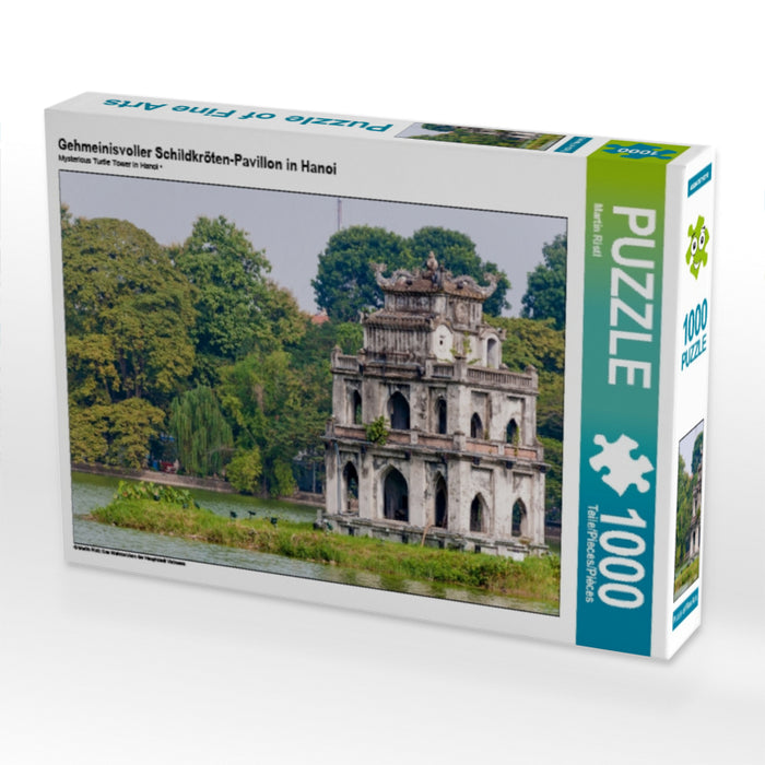 Gehmeinisvoller Schildkröten-Pavillon in Hanoi - CALVENDO Foto-Puzzle - calvendoverlag 29.99