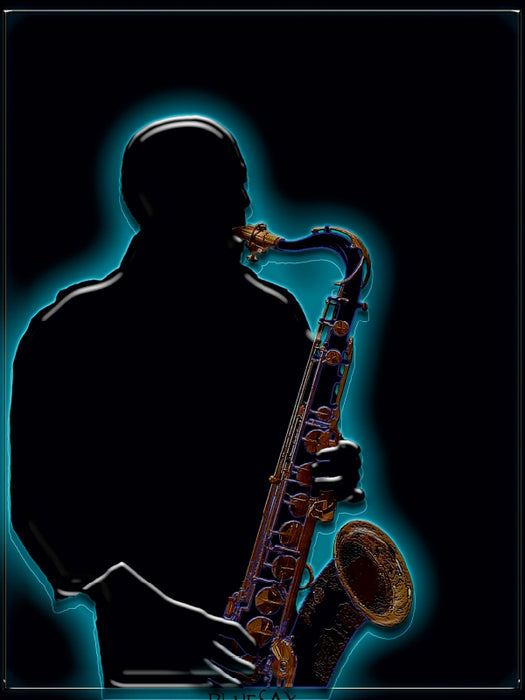 Saxophonist - CALVENDO Foto-Puzzle - calvendoverlag 29.99
