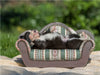 Border Collie Welpe liegt auf kleinem Sofa - CALVENDO Foto-Puzzle - calvendoverlag 29.99