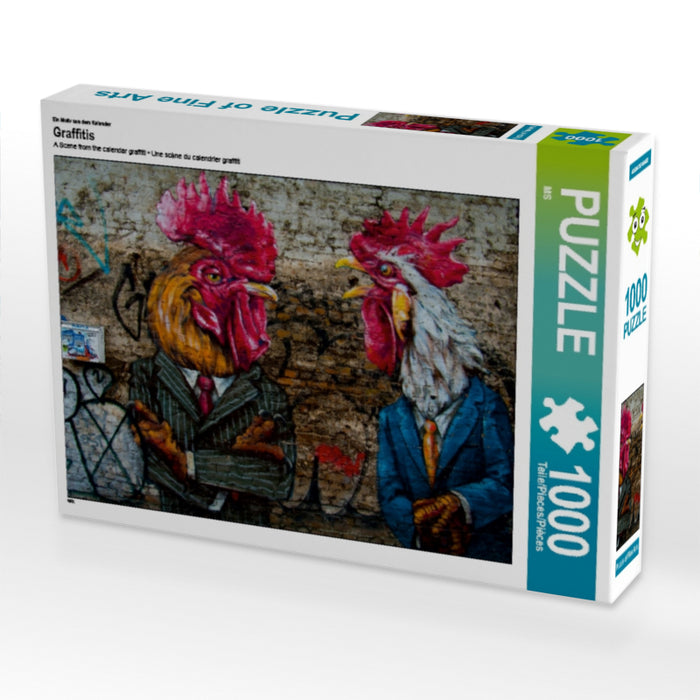 Graffitis - CALVENDO Foto-Puzzle - calvendoverlag 29.99