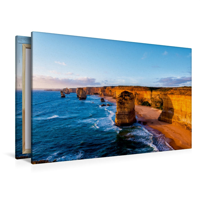 Toile textile premium Toile textile premium 120 cm x 80 cm paysage 12 Apôtres - Great Ocean Road 