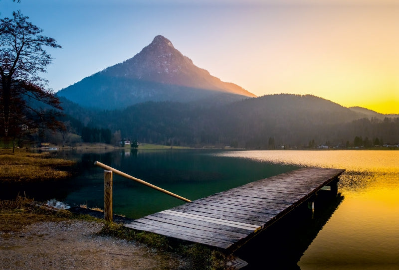 Toile textile haut de gamme Toile textile haut de gamme 120 cm x 80 cm de large Un motif du calendrier Thiersee 2017 - paradis naturel dans la haute vallée 