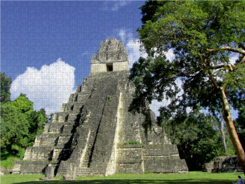 Maya Pyramide in Tikal, Guatemala - CALVENDO Foto-Puzzle - calvendoverlag 29.99
