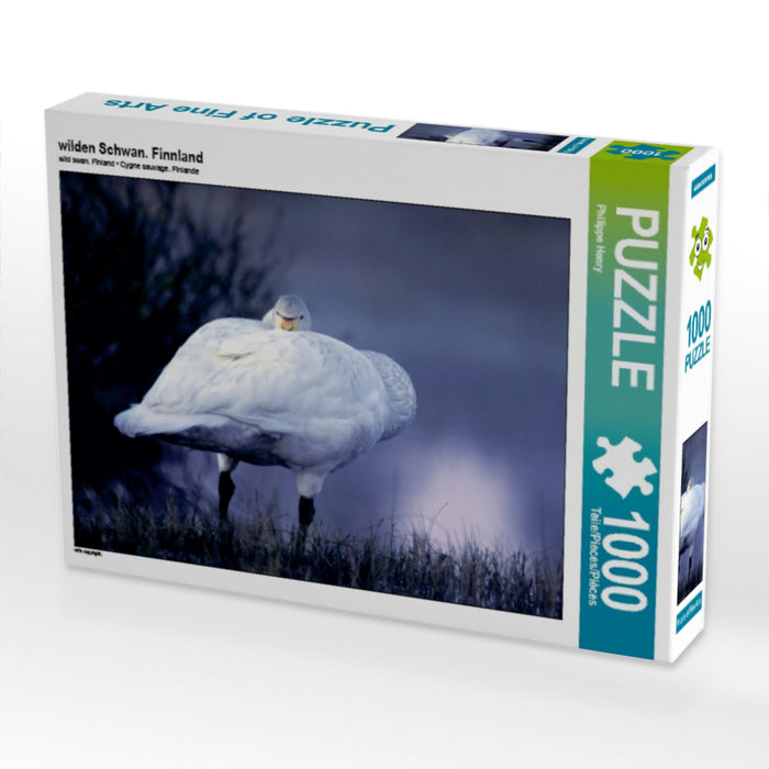 wilden Schwan. Finnland - CALVENDO Foto-Puzzle - calvendoverlag 29.99