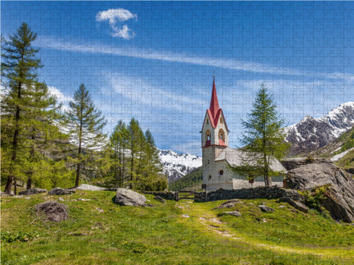 Heilig Geist Kirche in Kasern, Hinteres Ahrntal - CALVENDO Foto-Puzzle - calvendoverlag 29.99