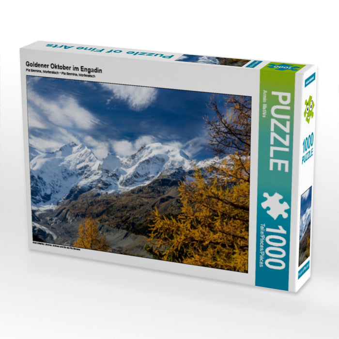 Goldener Oktober im Engadin - CALVENDO Foto-Puzzle - calvendoverlag 29.99