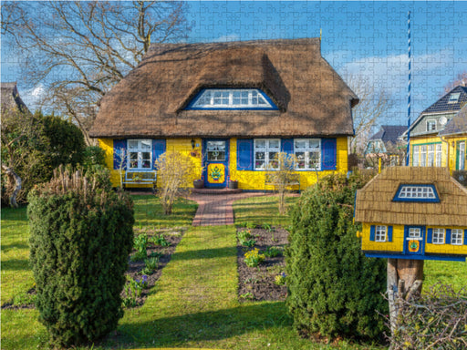 Altes Reetdachhaus in Born am Darß - CALVENDO Foto-Puzzle - calvendoverlag 29.99