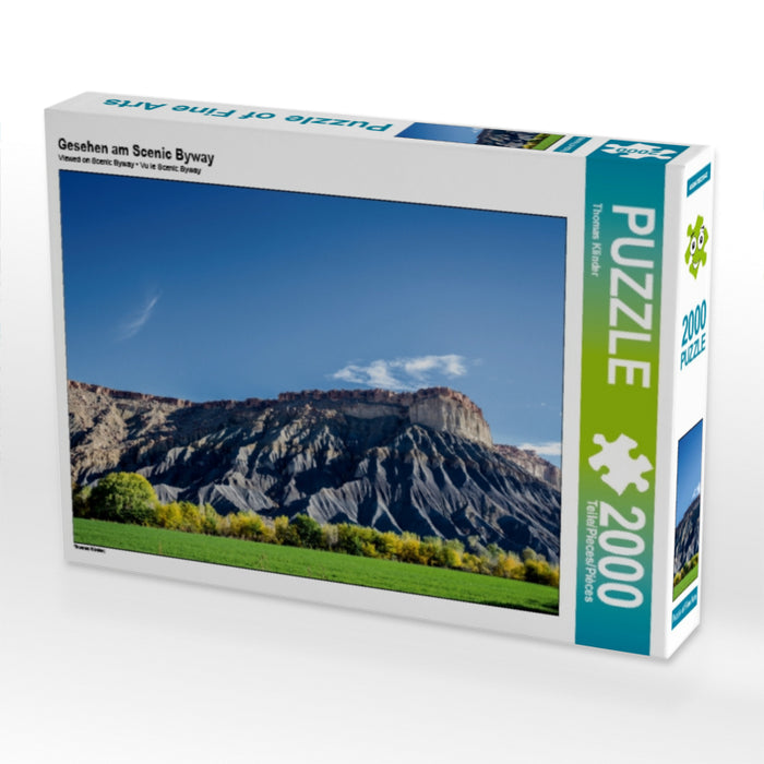 Gesehen am Scenic Byway - CALVENDO Foto-Puzzle - calvendoverlag 39.99