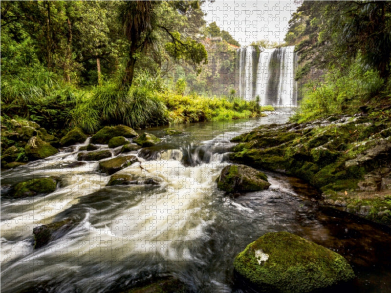 Whangarei Falls - Nordinsel - CALVENDO Foto-Puzzle - calvendoverlag 39.99