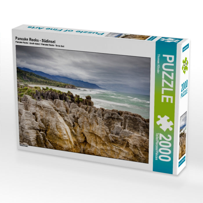 Pancake Rocks - Südinsel - CALVENDO Foto-Puzzle - calvendoverlag 29.99