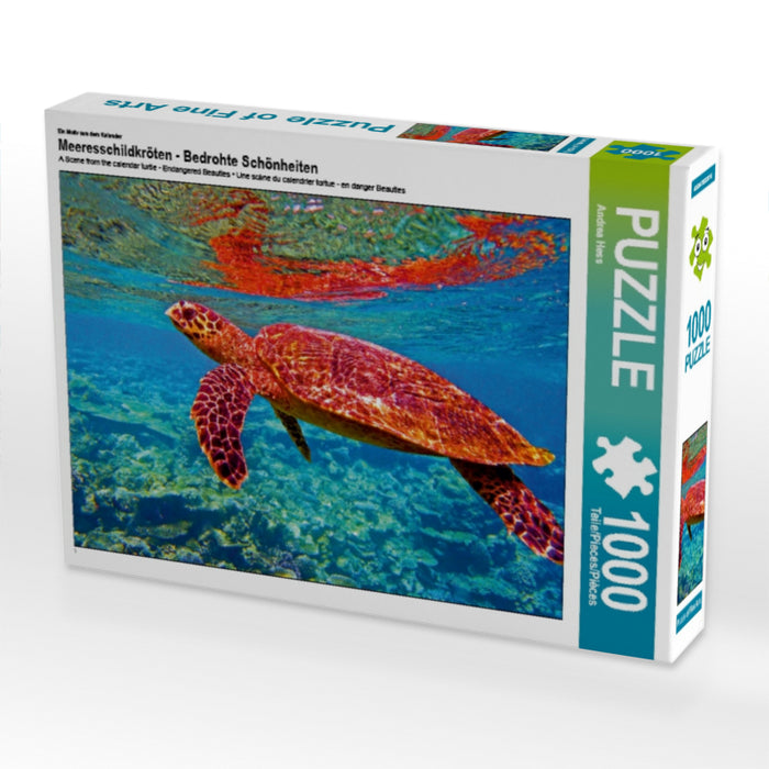 Meeresschildkröten - Bedrohte Schönheiten - CALVENDO Foto-Puzzle - calvendoverlag 29.99