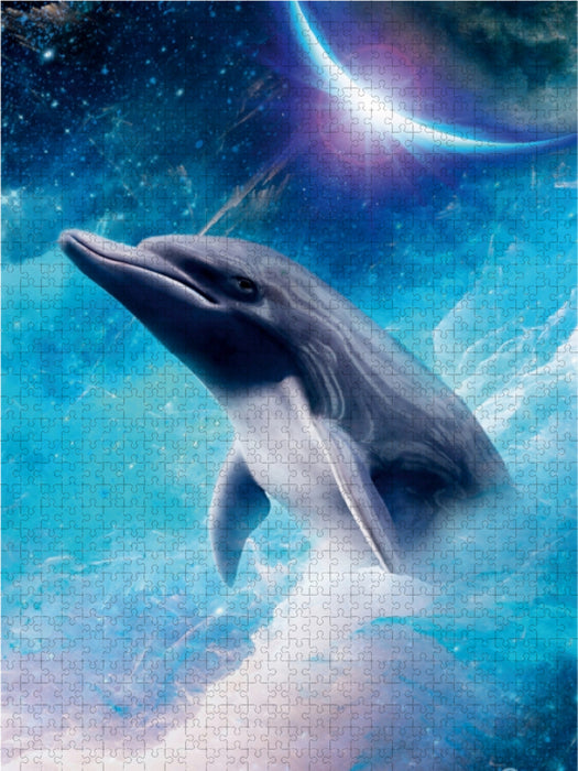 Geheimnisvolle Delfine - CALVENDO Foto-Puzzle - calvendoverlag 29.99